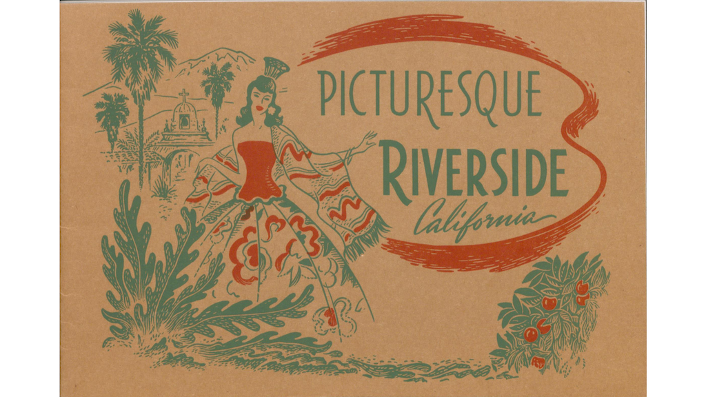 Cover of Book, Picturesque Riverside, left