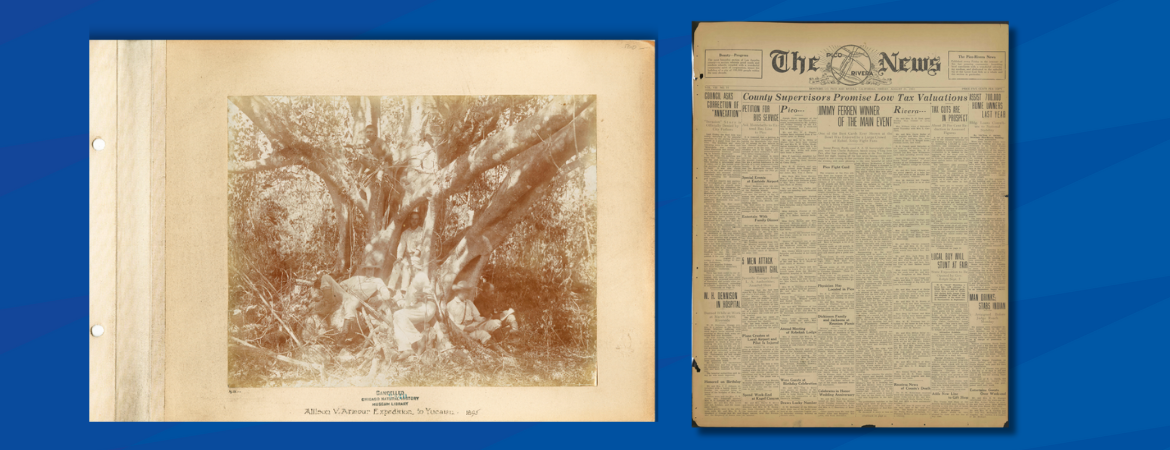 Images from the two digitized collection