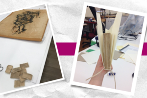 Image of paper items that have been preserved by our Conservator