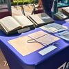 One of the UCR Library tables at the fair