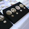 A photos of buttons from the fair